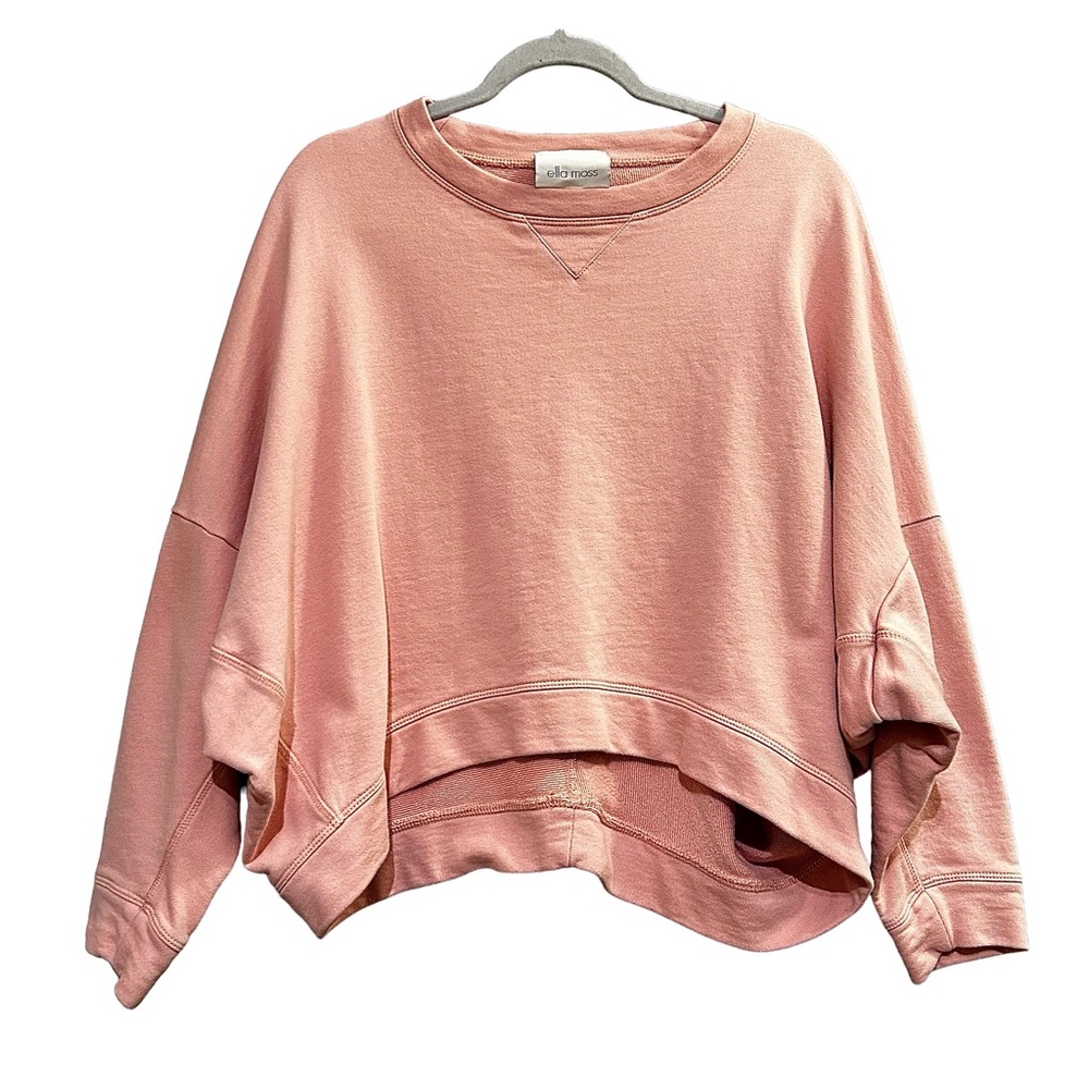 Ella Moss Oversized Cropped Sweatshirt